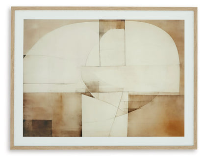 Corlain - Wall Art - Brown / Tan / White by Ashley – view 4