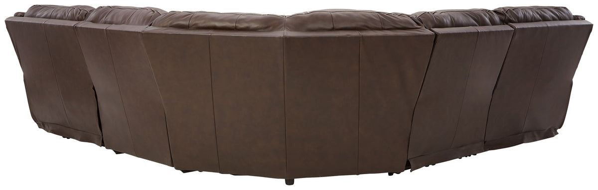 Dunleith - 5 Piece Power Reclining Sectional by Ashley – view 4