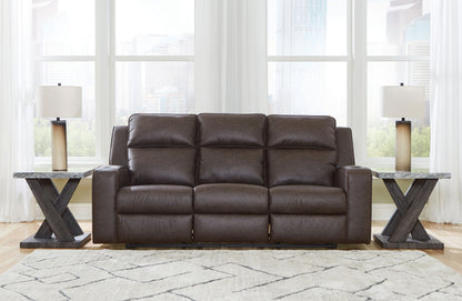 Lavenhorne - Reclining Sofa With Drop Down Table - Umber by Ashley – view 3