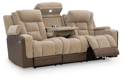 Mixed Motion - Power Reclining Sofa With Adjustable Headrest by Ashley – view 5