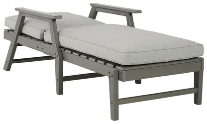 Visola - Chaise Lounge with Cushion - Gray by Ashley – view 3