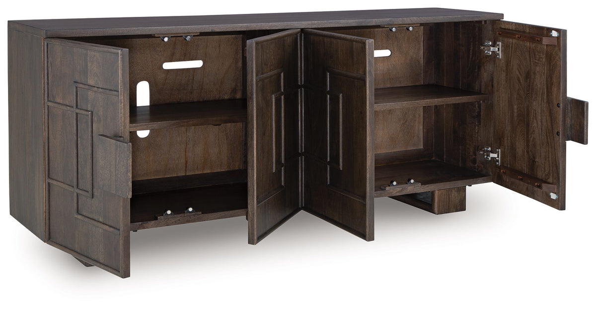 Cato - Accent Cabinet - Dark Brown by Ashley – view 4