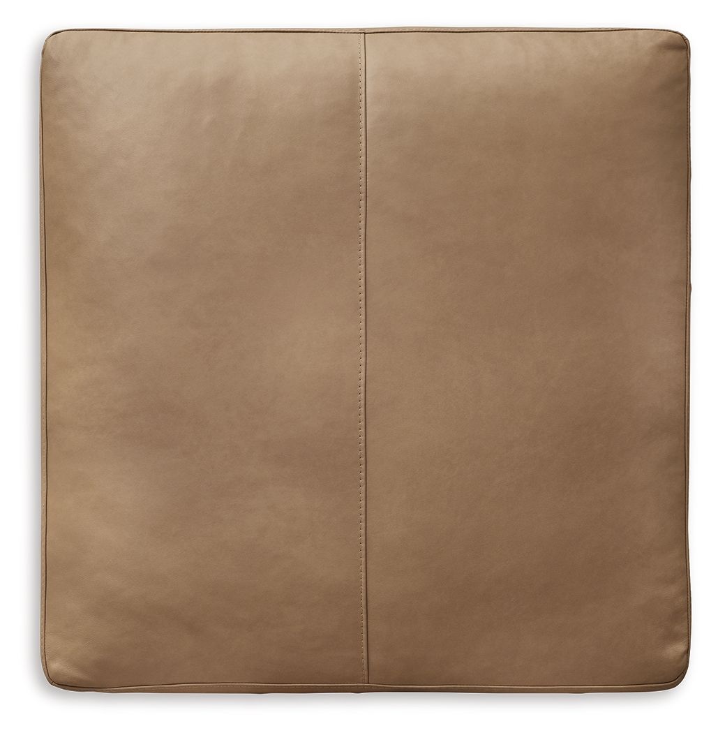 Bandon - Oversized Accent Ottoman - Toffee by Ashley – view 2