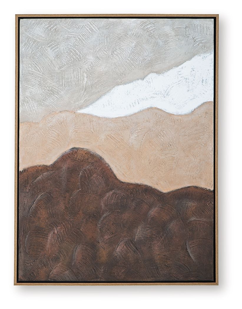 Fanthorne - Wall Art - Tan / Brown / White by Ashley – Canvas Art