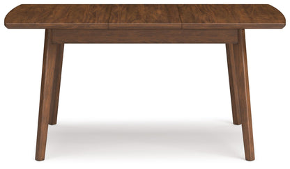 Lyncott - Rectangular Dining Room Butterfly Extension Table - Brown by Ashley – view 2