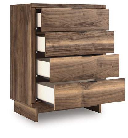 Chirason - Four Drawer Chest - Brown by Ashley – view 4
