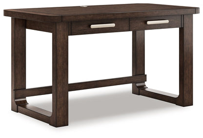 Breckington - Home Office Desk - Dark Brown by Ashley – Writing Desks