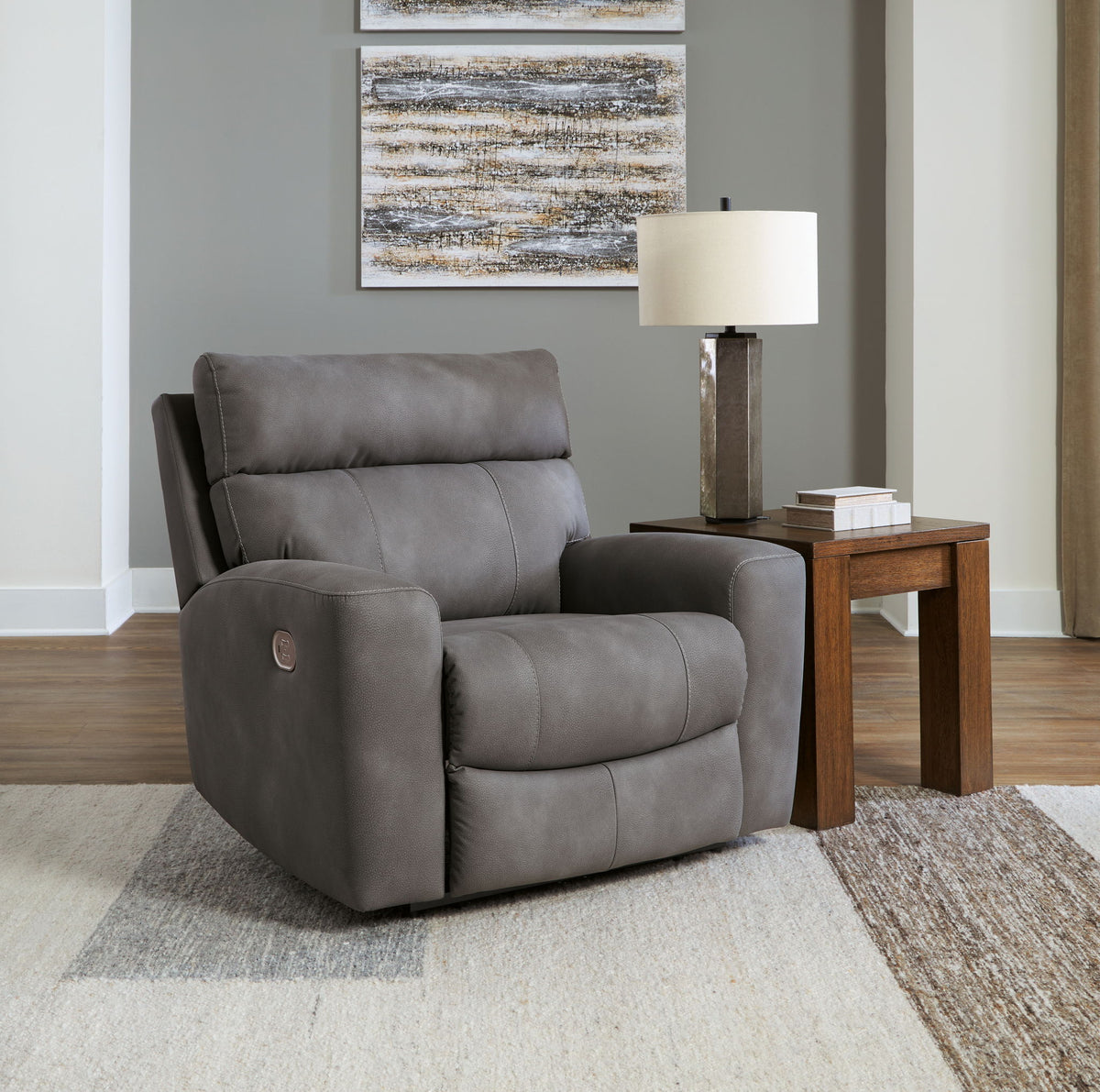 Next-Gen Durapella - Power Recliner With Adj Headrest by Ashley – view 7