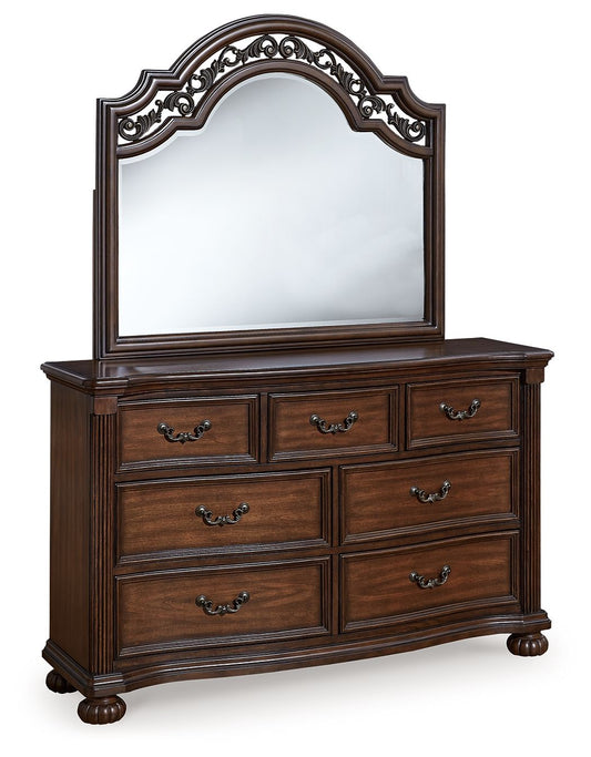 Lavinton - Dresser And Mirror - Brown by Ashley – Dresser & Mirror