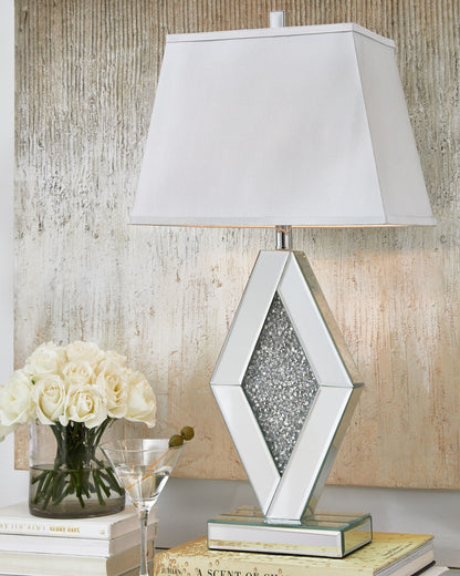 Prunella - Mirror Table Lamp - Silver Finish by Ashley – view 3