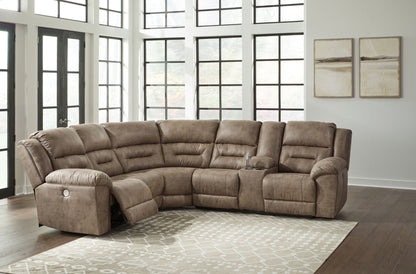 Ravenel - 3 Piece Reclining Sectional by Ashley – view 6