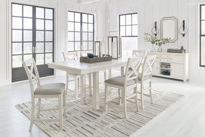 Robbinsdale - Rectangular Counter Height Dining Extension Table Set by Ashley – view 3