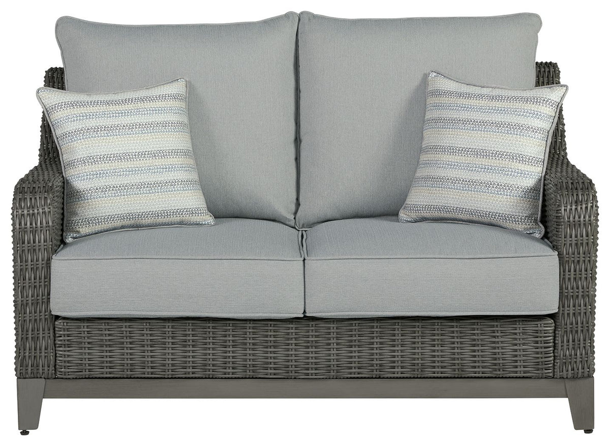 Elite Park - Loveseat With Cushion - Gray by Ashley – view 2