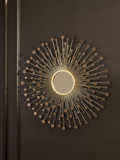 Morwenna - Accent Mirror - Bronze / Gold Finish by Ashley – view 3
