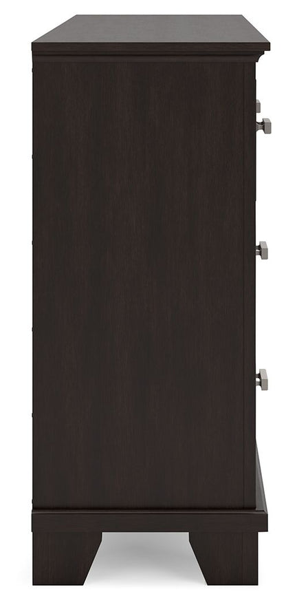 Covetown - Dresser - Dark Brown by Ashley – view 3