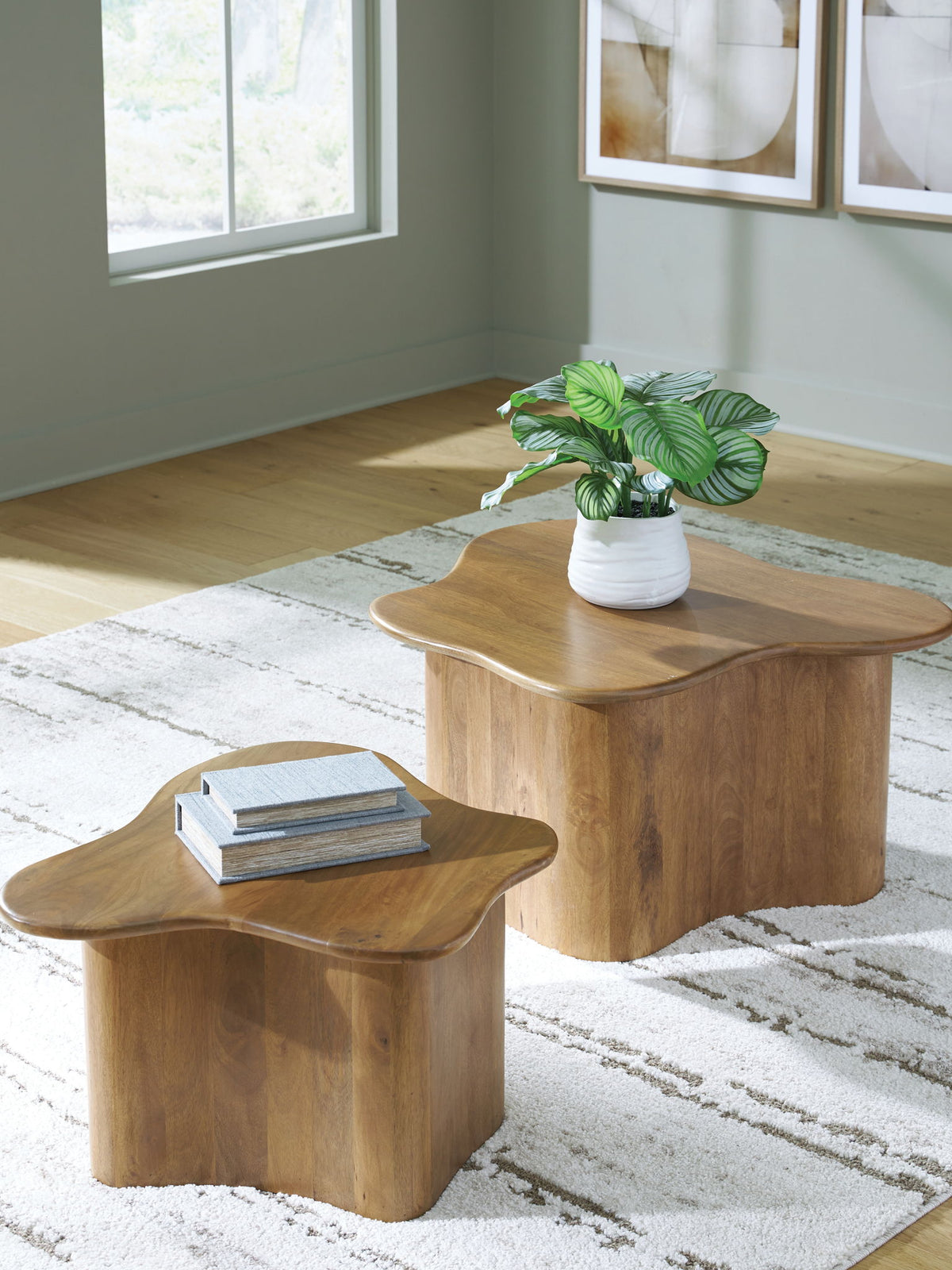 Abeford - Accent Cocktail Table (Set of 2) - Brown by Ashley – view 3