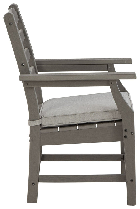 Visola - Arm Chair With Cushion (Set of 2) - Gray by Ashley – view 2