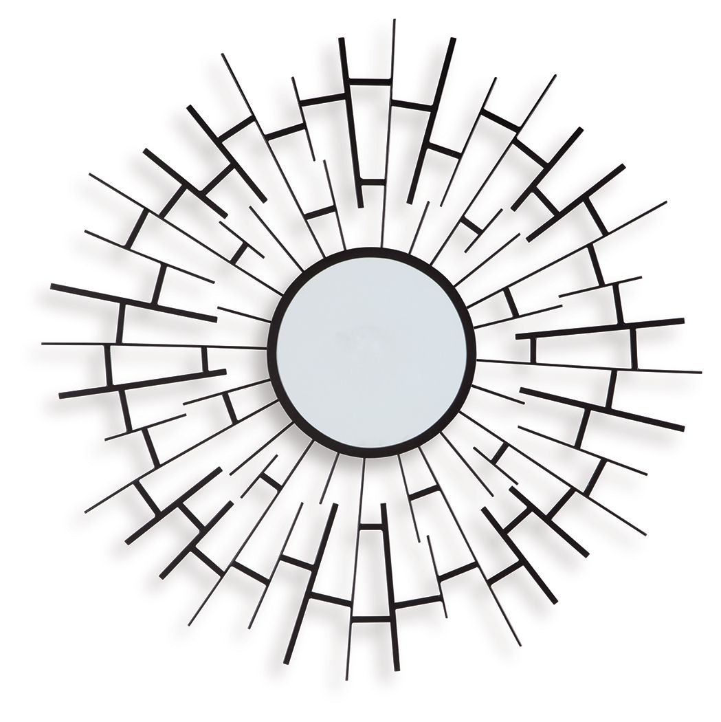 Garrenworth - Accent Mirror - Black by Ashley – Accent Mirrors