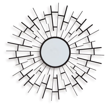 Garrenworth - Accent Mirror - Black by Ashley – Accent Mirrors