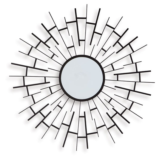 Garrenworth - Accent Mirror - Black by Ashley – Accent Mirrors