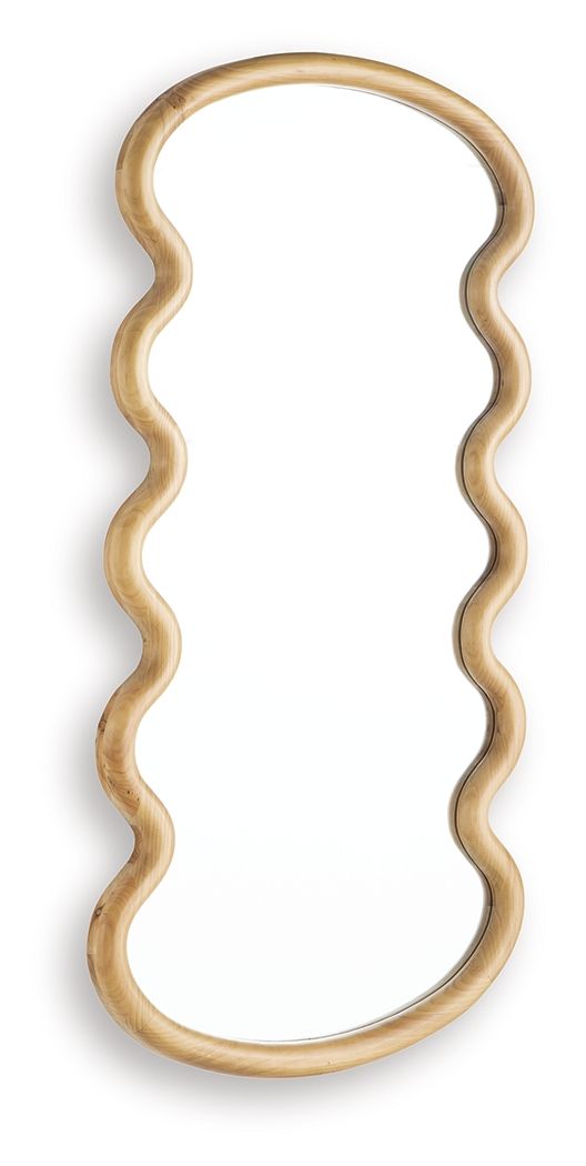Serendis - Accent Mirror - Brown by Ashley – view 2