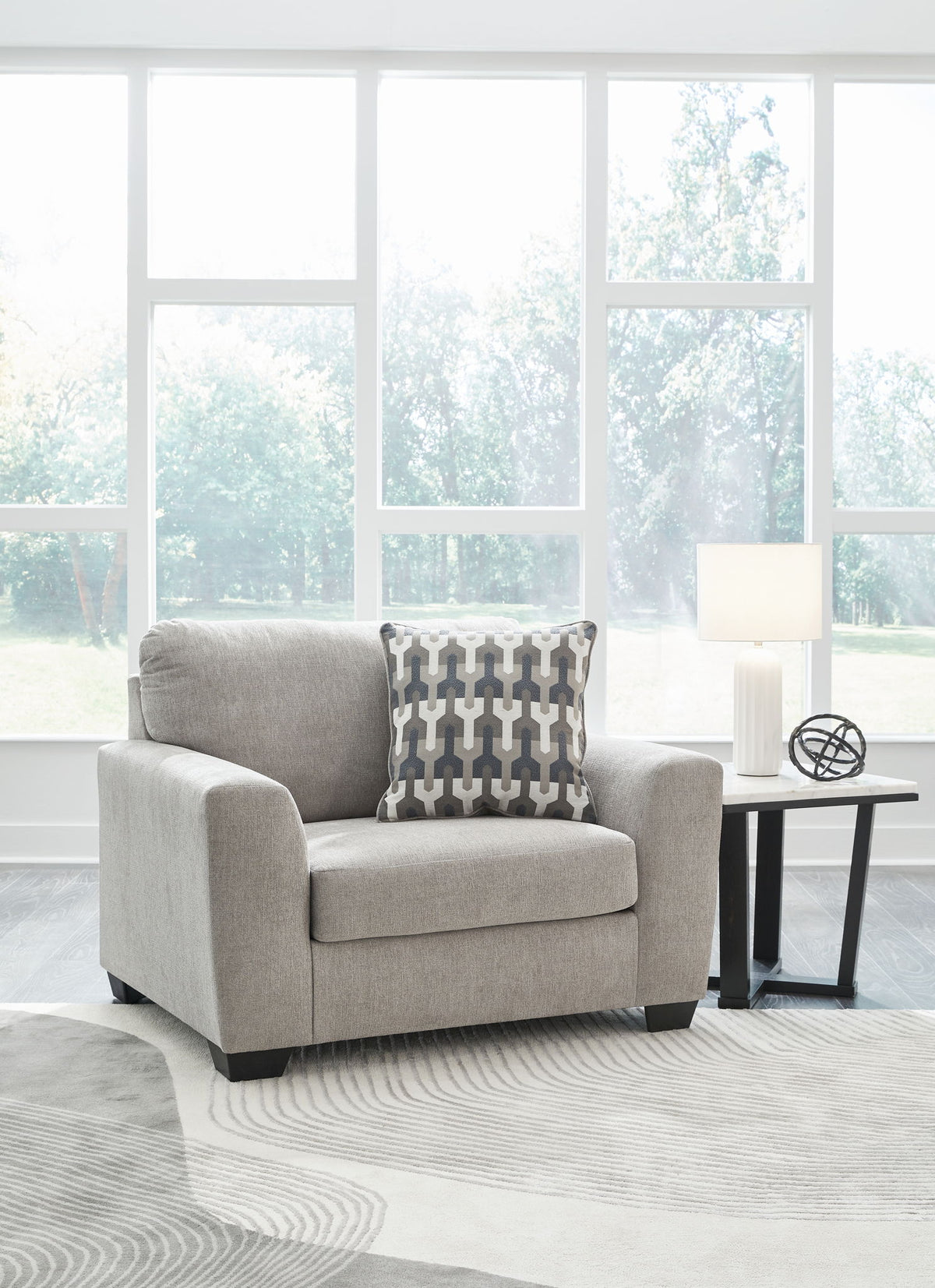 Avenal Park - Chair And A Half - Flannel by Ashley – view 2