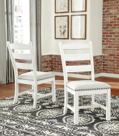 Valebeck - Dining UPH Side Chair (Set of 2) - Beige / White by Ashley – view 3