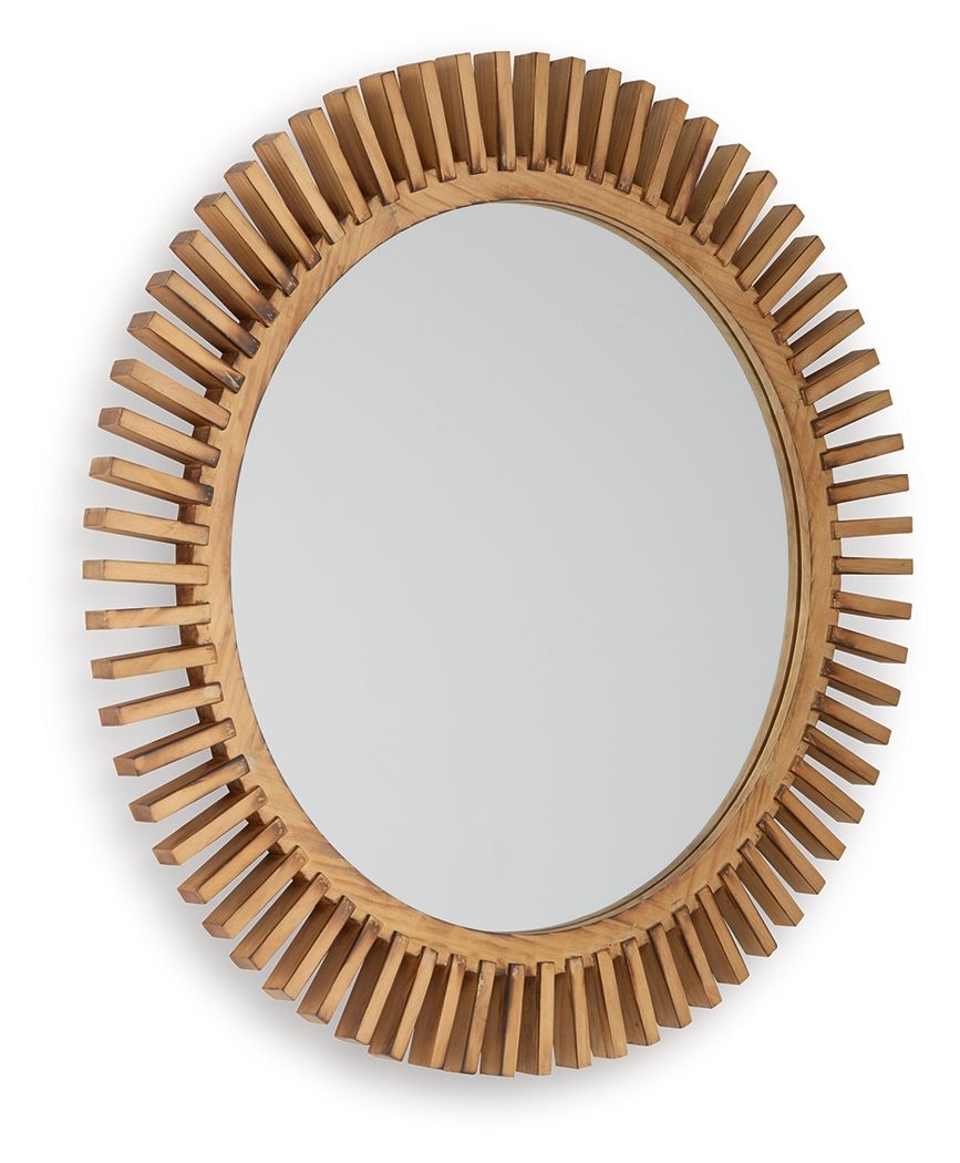 Tedwell - Accent Mirror - Brown by Ashley – view 3