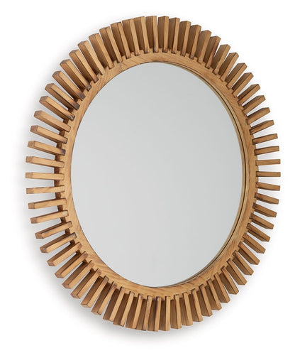 Tedwell - Accent Mirror - Brown by Ashley – view 3