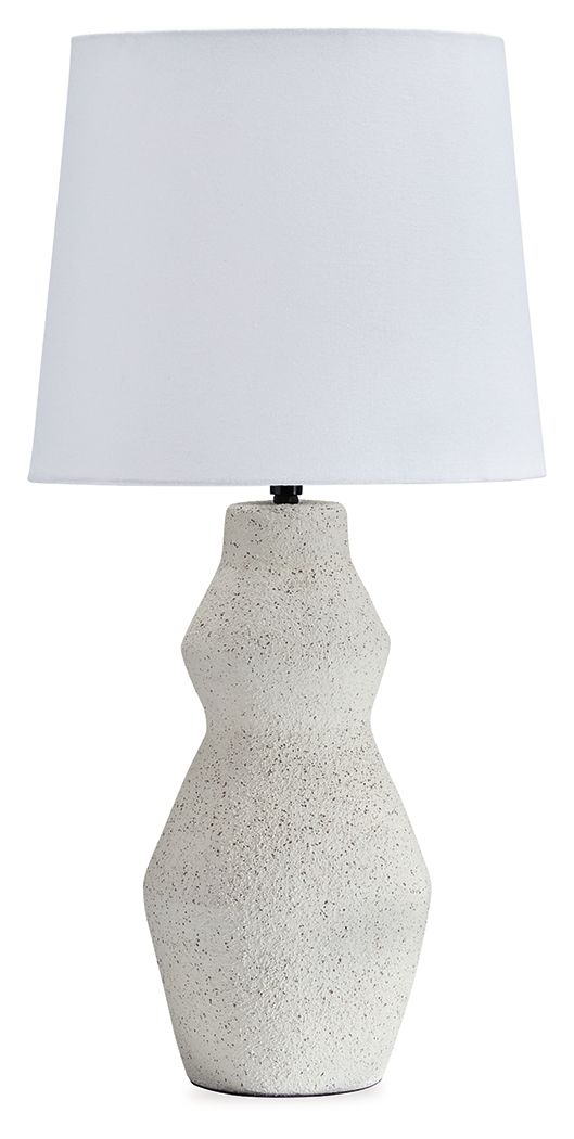 Dawthorne - Paper Table Lamp - Cream by Ashley – Table Lamps
