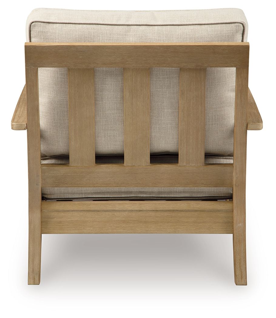 Clare View - Lounge Chair w/Cushion  - Beige by Ashley – view 3