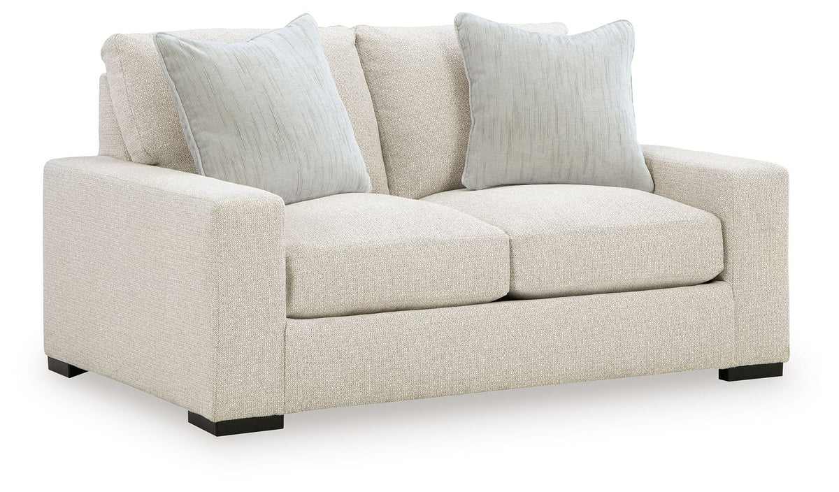 Conlee-Pike - Loveseat - Linen by Ashley – Stationary Loveseats