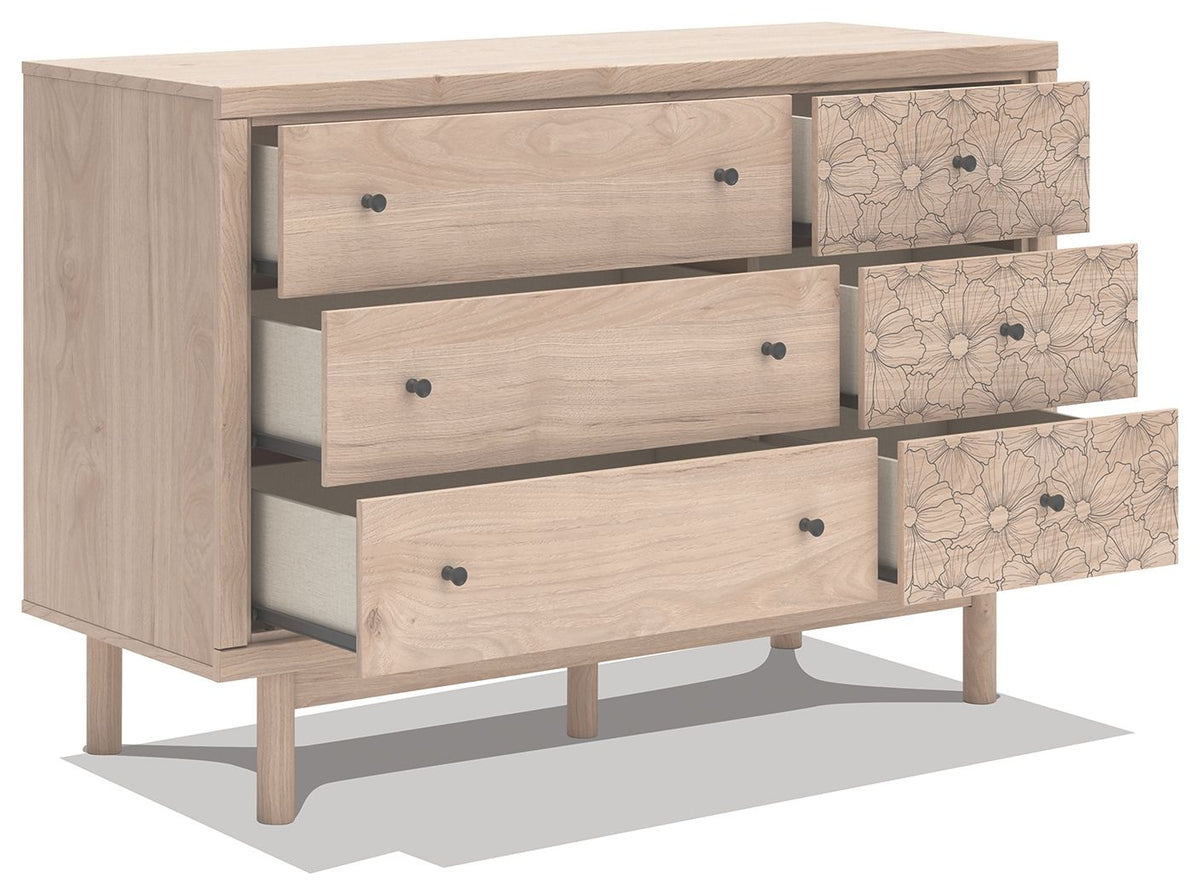 Arloster - Six Drawer Dresser by Ashley – view 3