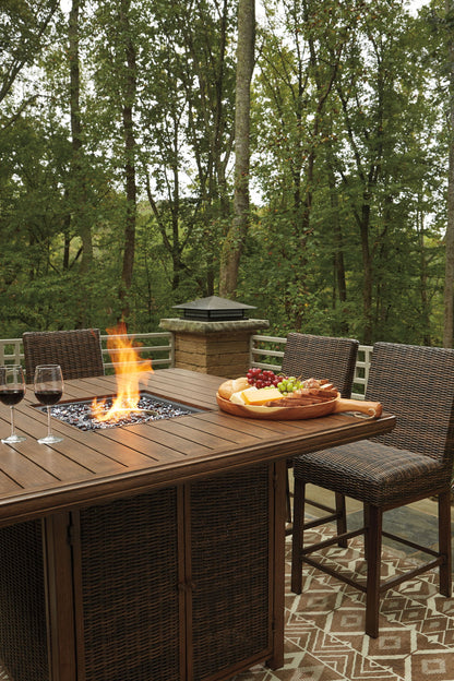 Paradise Trail - Outdoor Fire Pit Table Set by Ashley – view 6