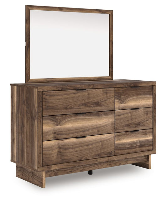 Chirason - Dresser And Mirror - Brown by Ashley – Dresser & Mirror