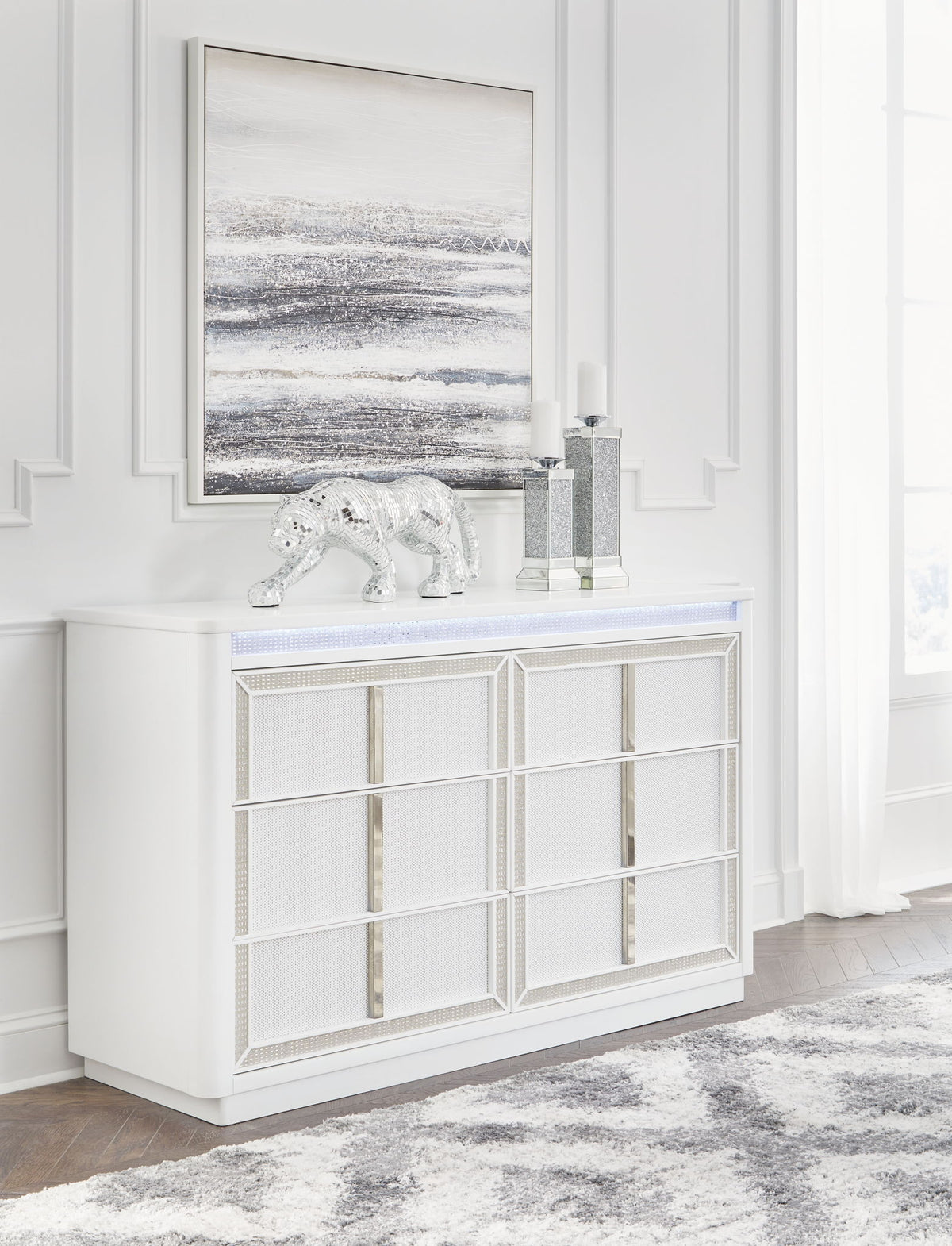 Chalanna - Dresser - White by Ashley – view 4