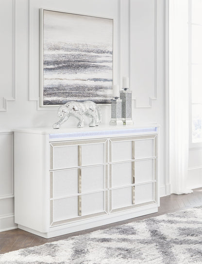 Chalanna - Dresser - White by Ashley – view 4