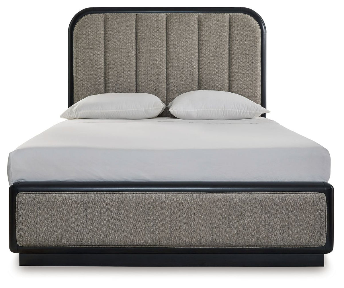 Rowanbeck - Upholstered Panel Bed by Ashley – view 4