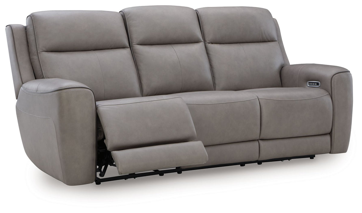 5Z-Comfort - Relaxation - Power Reclining Sofa With Adj Headrest by Ashley – Reclining Sofas