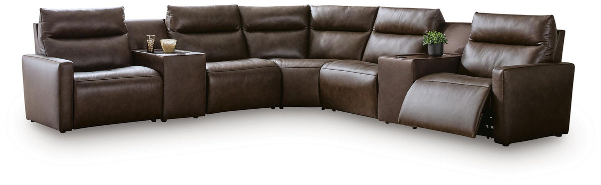 ModZ - 7 Piece Power Reclining Sectional – Reclining Sectionals