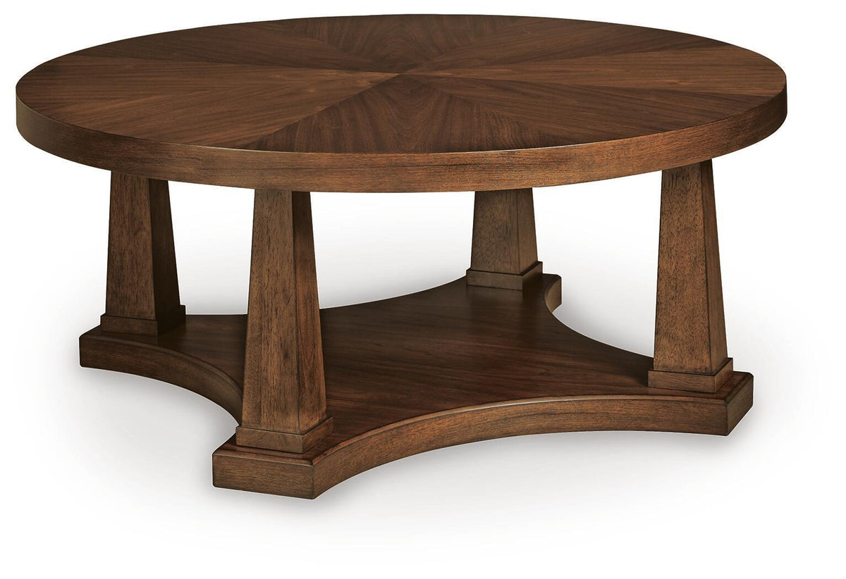 Rustic Plains - Round Table by Ashley – view 2
