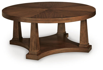 Rustic Plains - Round Table by Ashley – view 2