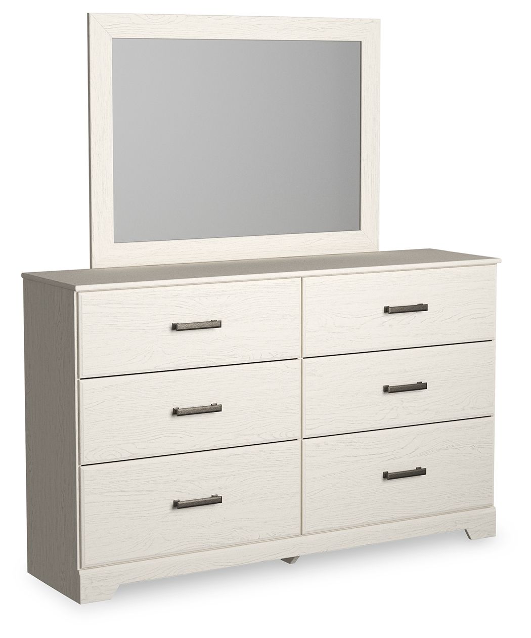 Stelsie - Dresser, Mirror - White by Ashley – Dresser & Mirror