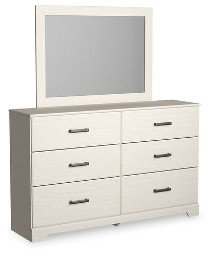 Stelsie - Dresser, Mirror - White by Ashley – Dresser & Mirror