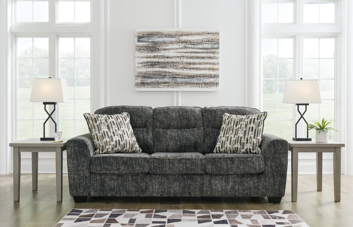 Lonoke - Sofa - Gunmetal by Ashley – view 3