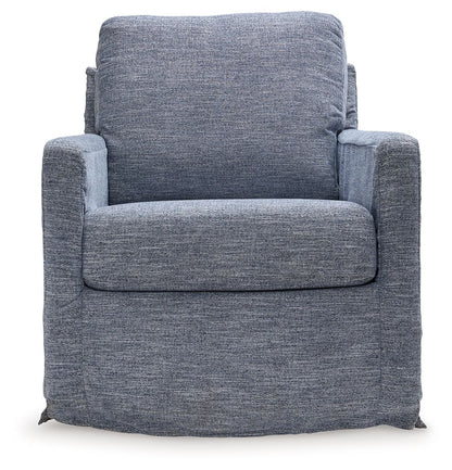 Nenana Next-Gen Nuvella - Swivel Glider Accent Chair by Ashley – view 5