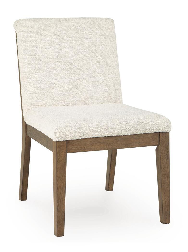 Marxmore - Dining Upholstered Side Chair (Set of 2) - Beige / Brown – view 4