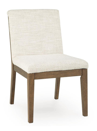 Marxmore - Dining Upholstered Side Chair (Set of 2) - Beige / Brown – view 4