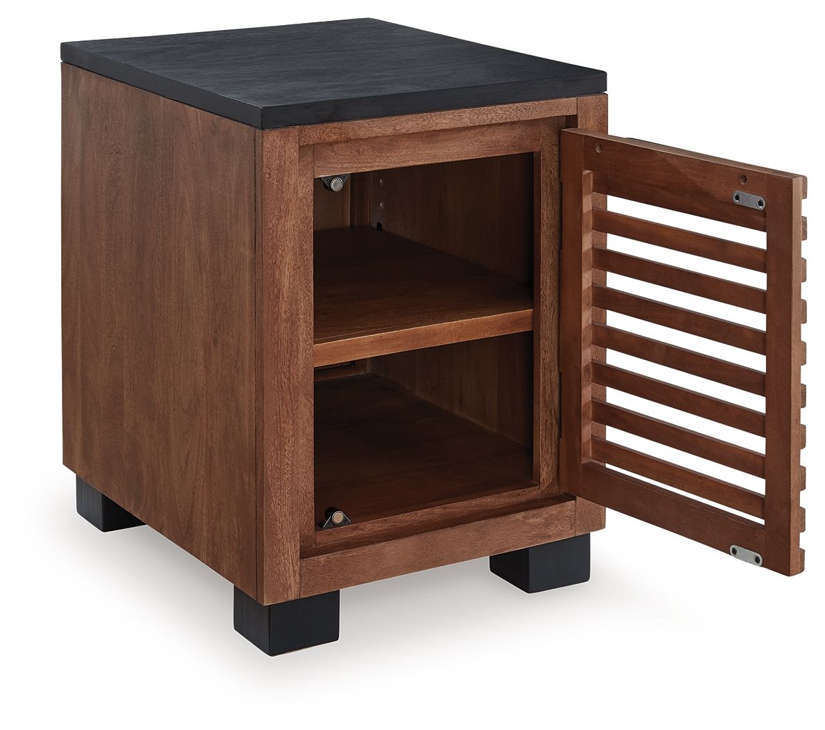 Kallari - Chair Side End Table - Warm Brown / Black by Ashley – view 3