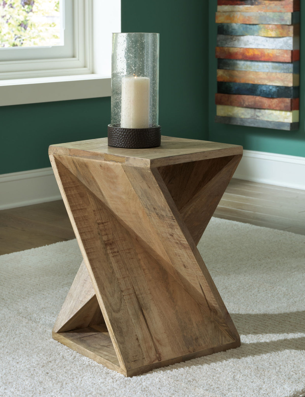 Zalemont - Accent Table - Distressed Brown by Ashley – view 4